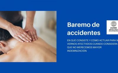 Baremo de accidentes: qué es y cómo funciona
