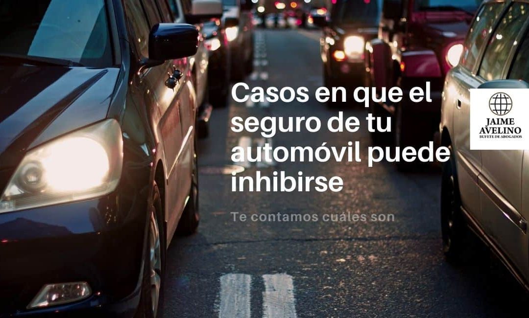 Seguro de accidentes de tráfico: casos en que no nos cubre.