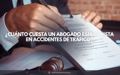 ¿Cuánto cuesta un abogado especialista en Accidentes de Tráfico?