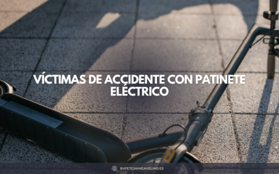 Víctimas de Accidente con patinete eléctrico