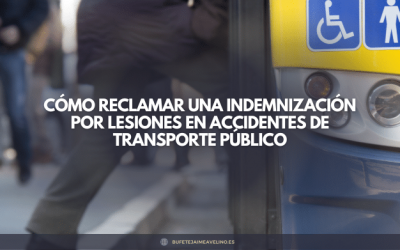 Cómo reclamar una indemnización por lesiones en accidentes de transporte público