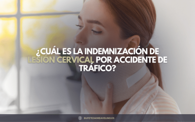 ¿Cuál es la indemnización de Lesión Cervical por accidente de tráfico?